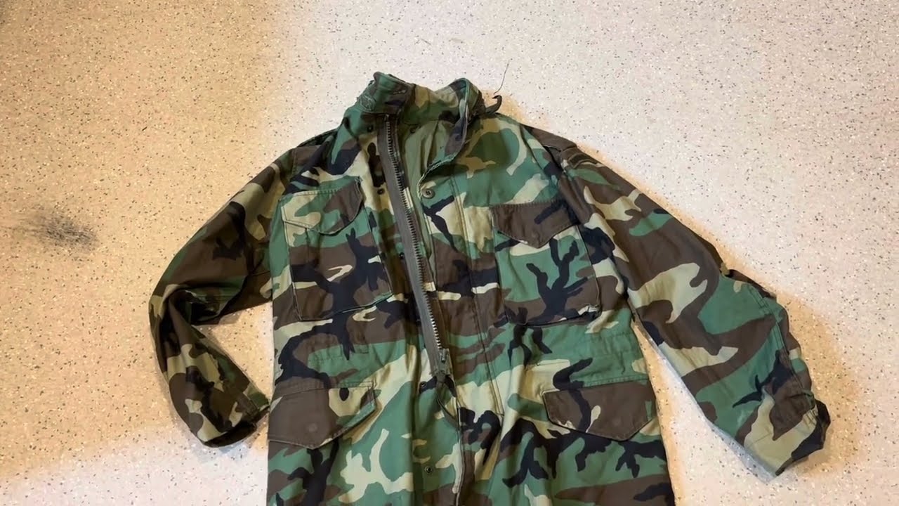 GOLDEN MFG M65 M-R/WL 4th ② 1996 Golden MFG M81 Woodland BDU M65 Field Jacket Review - YouTube
