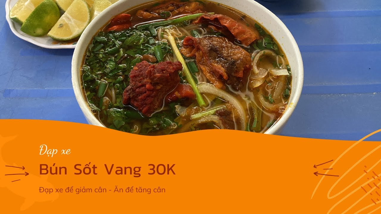 30K Đạp Xe Ăn Bún Sốt Vang Phố Đinh Tiên Hoàng Bạn Không Muốn Bỏ Lỡ!