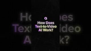 How does text-to-video AI work? #shorts #texttovideo #texttovideoai #aivideogeneration #aitechnology