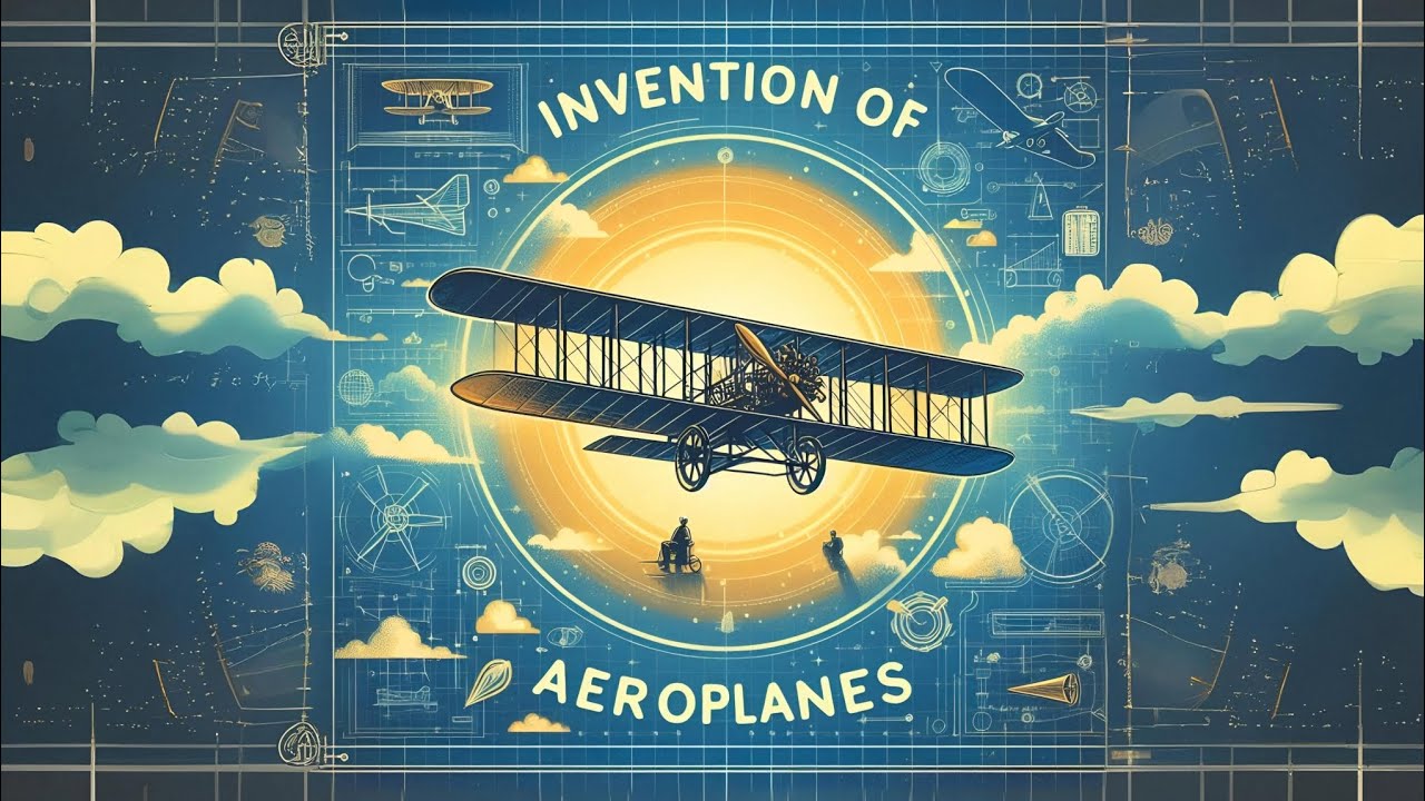The invention of aeroplane (in bangla)/ Invention of aeroplane by Wright brothers.