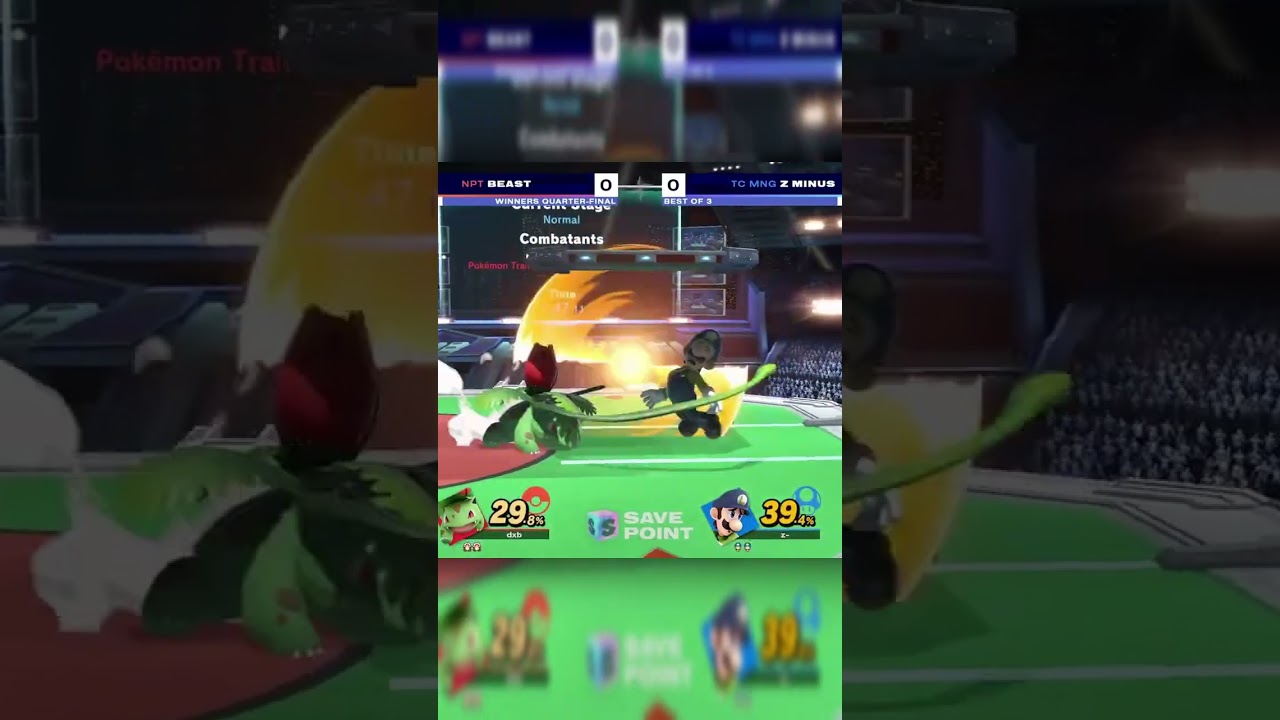 When Ivysaur Grabs You Under a Platform