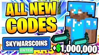 ALL NEW SECRET CODES in SKYWARS! - ⚔️Roblox Skywars Codes