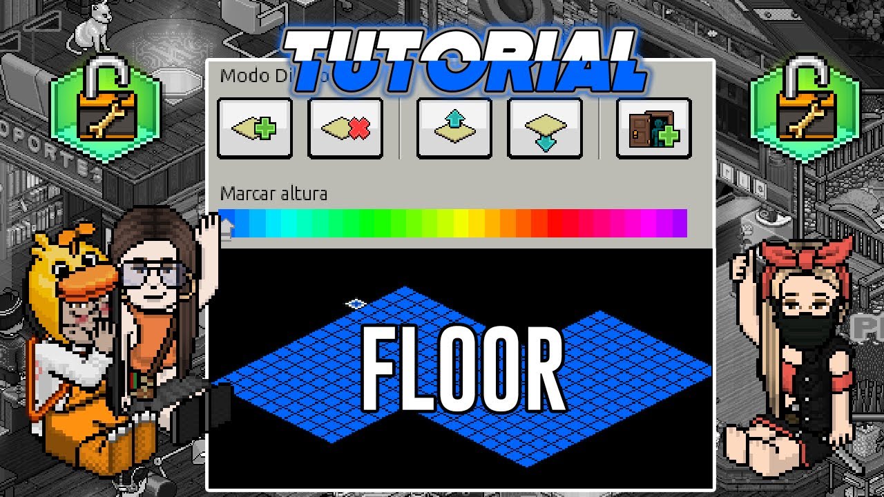 Como USAR el FLOOR en HABBO HOLOS  