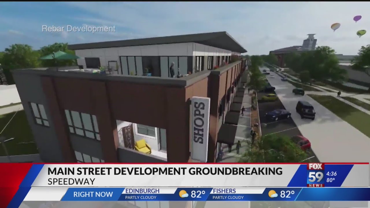 Main Street development is breaking ground in Speedway
