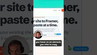 Learn how to easily copy HTML from your website to Framer in seconds ✨ webdesign tutorial framer