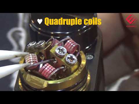 IJOY Capo Squonk Kit with COMBO RDA(Triangle), quadruple coil build chanllege