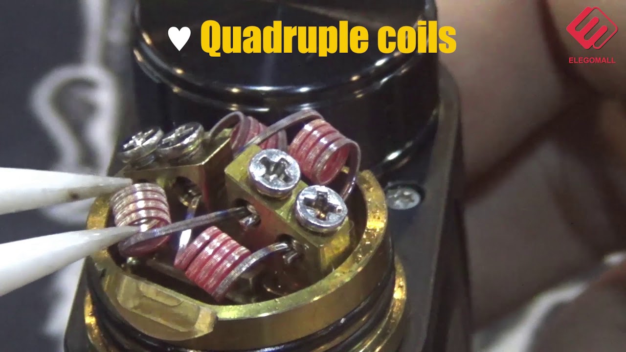 IJOY Capo Squonk Kit with COMBO RDA(Triangle), quadruple coil build chanllege