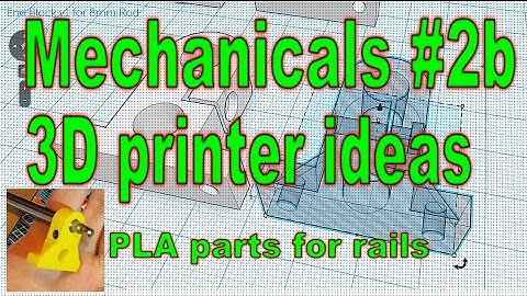 Linear Rail Mount Part [ PLA 8mm ]