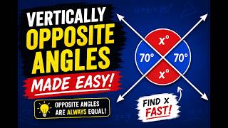 Vertically Opposite Angles Explained Simply! | WhatsX Math?