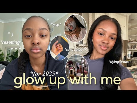 the ultimate 2025 GLOW UP ⭐️🧖‍♀️ || hair, nails, dying brows, & more!!
