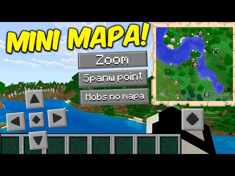 SAIU! MOD DE MINI MAPA PARA MINECRAFT PE 1.21 - mod de mapa para minecraft pe 1.21