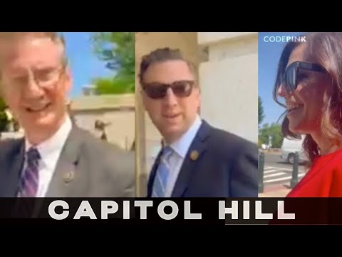 visiting capitol hill with codepink