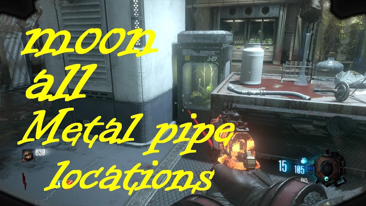 Moon All Metal Pipe Locations Black Ops 3 Zombies Tutorial by