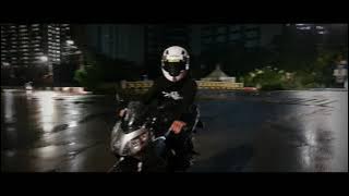 CBR 150 OLD |  CINEMATIC PART 2 VERSI HUJAN RIDING DIMALAM HARI  | BERSAMA DJI OSMO MOBILE 3 COMBO