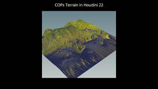 COPs terrain in Houdini 22