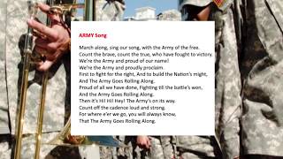 ARMY Song, Loop, how to memorize it the easy way, soldiers creed, soldier's creed loop