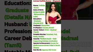 You Wont Believe Her Real Story Vedhika Kumar South Cinemas Hidden Gem