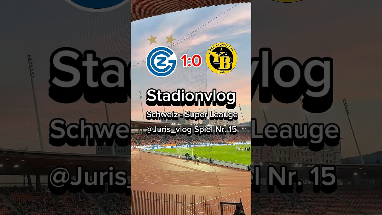 Wer hat die besten Fans der Schweiz? Stadionvlog GC Zürich- Young Boys Bern 1:0 