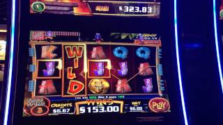 $6 Conga Party Slot Machine Bonus Big Win Max Bet