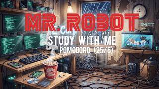 Study With Me | Mr. Robot Edition | 3 Hours of Deep Coding Focus