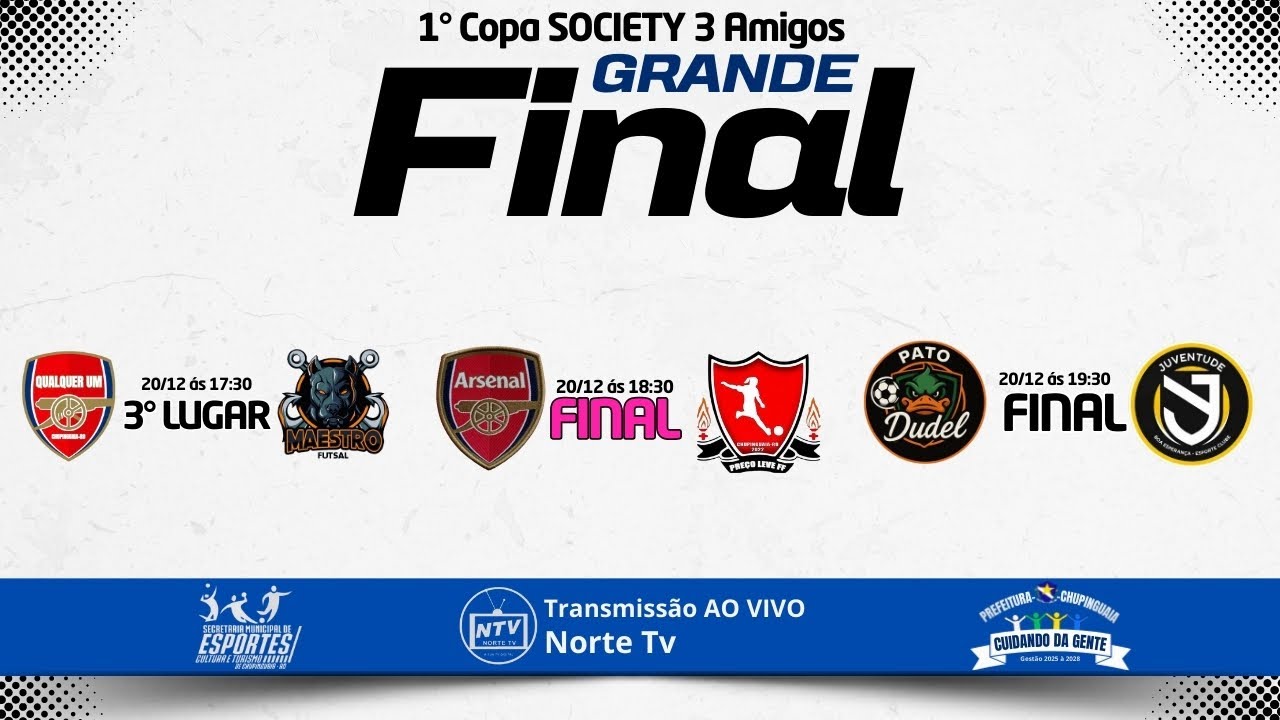 1° COPA SOCIETY 3 AMIGOS 20/12/25