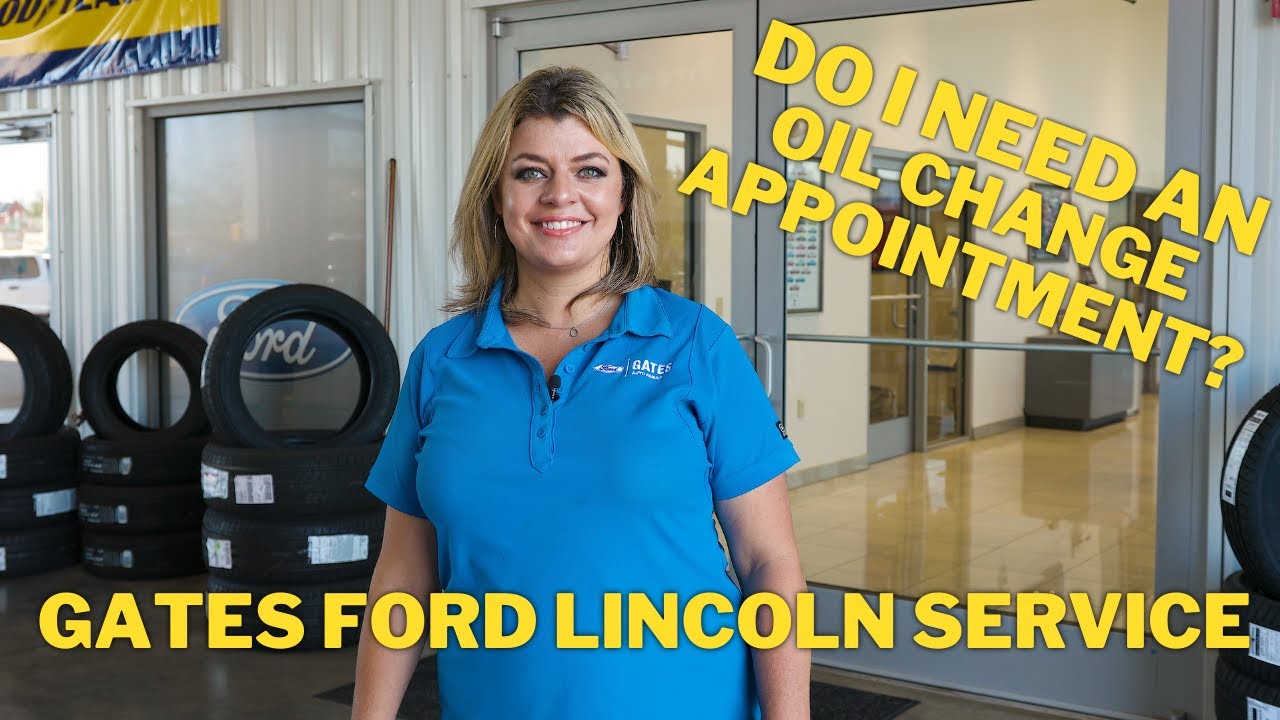 Do you need an oil change appointment? Gates Ford Lincoln Richmond