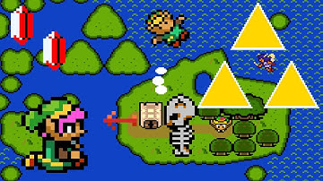 The Legend of Zelda - The Triforce Island (Demo) • Super Mario World ROM Hack with Link