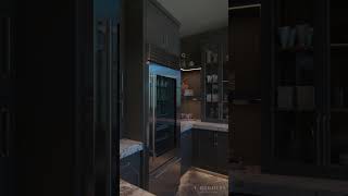 E Builders Luxury Homes Utah Valley 2025 Parade Home # 14 - The Oasis.  The Butler Pantry