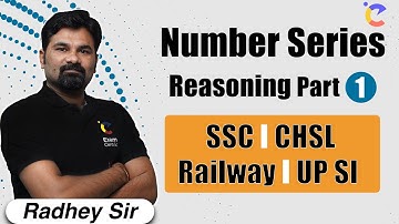 Number Series (Part-1) I Reasoning By Radhey Sir I SSC I CHSL I Railway I UP SI I Exam Centric
