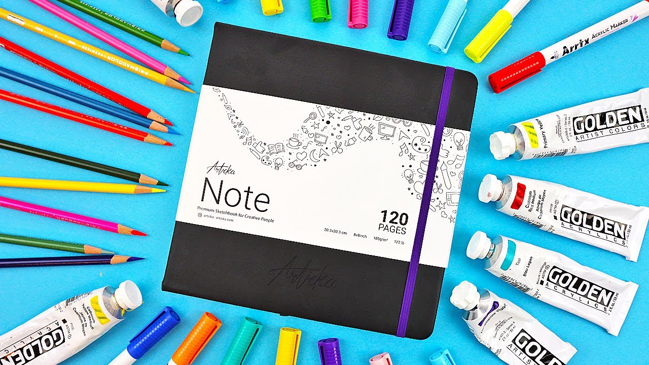 Testing Sketchbooks so You Don't Have to Articka Note Sketchbook