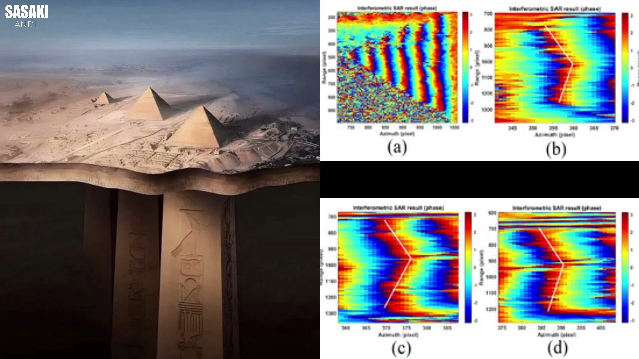 Unveiling Pyramid’s Vibrational Secrets: Interferometric SAR Maps and Resonance of Ancient Systems
