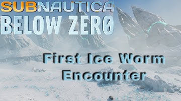 First Ice Worm Encounter, Subnautica Below Zero - Short Clip