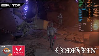 CODE VEIN | AMD Ryzen 3 3200U Vega 3 | Gameplay Benchmark