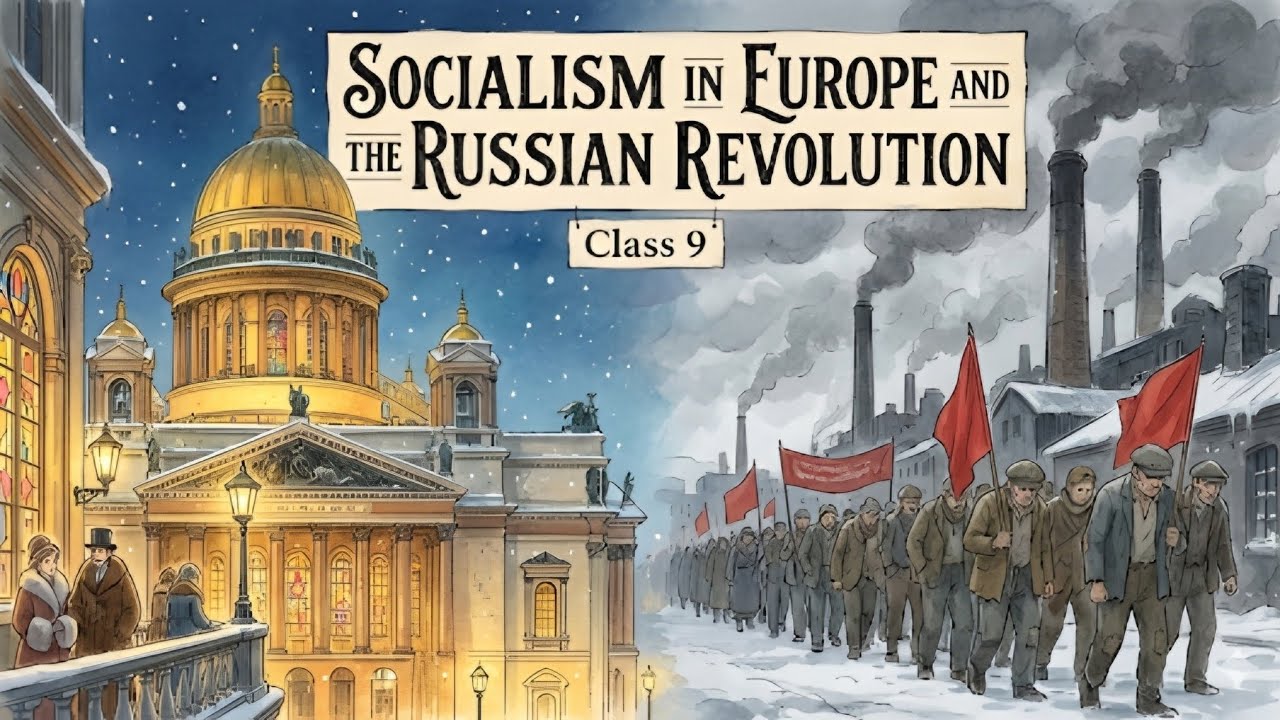 Socialism in Europe and The Russian Revolution Class 9 Sst Chapter in Hindi OneShot Animation 