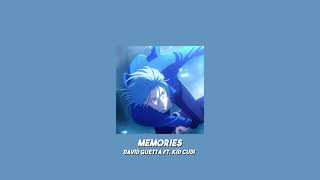 david guetta ft. kid cudi - memories (slowed & reverb)