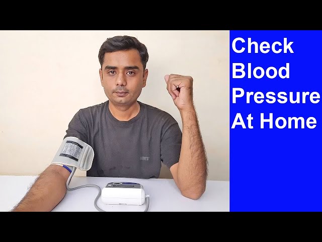 How to check blood pressure (BP) with digital blood pressure monitor  machine easily at home 