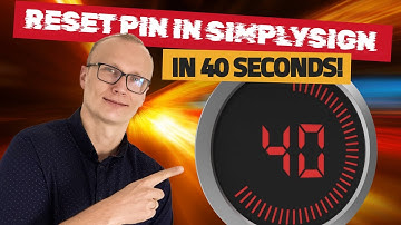 How to reset PIN in SimplySign? (mobile digital signature QES)