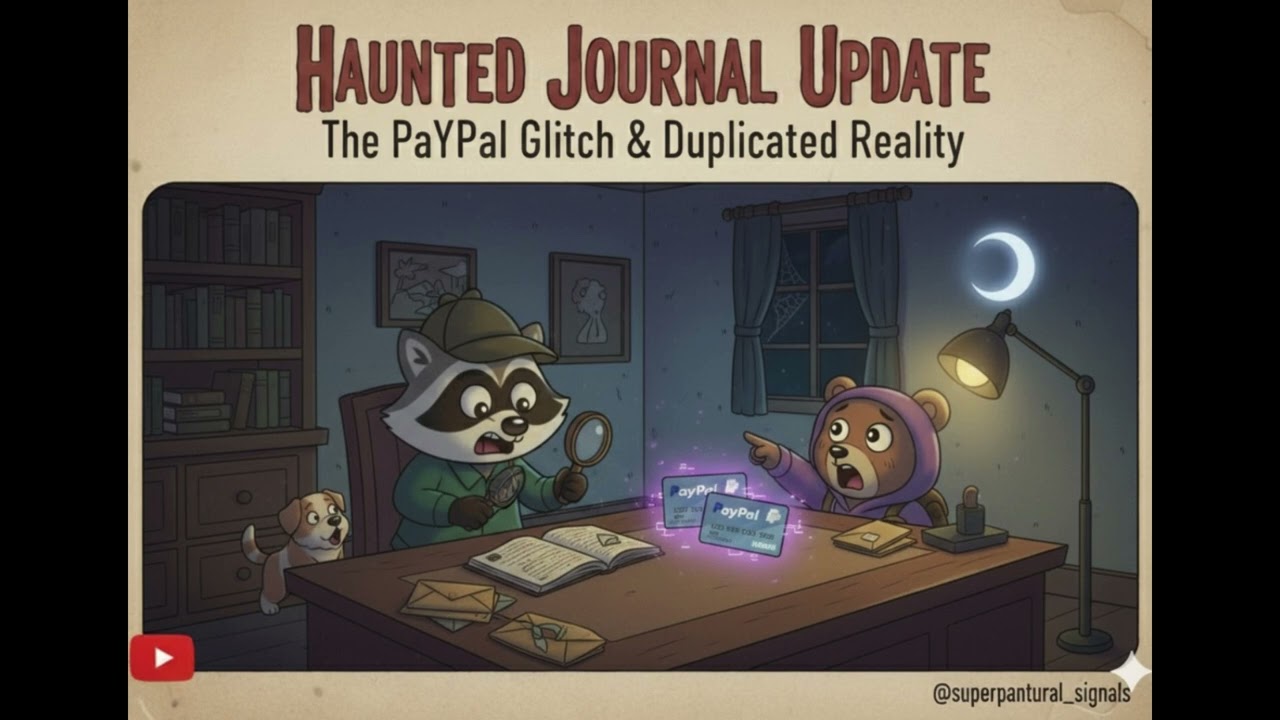 Haunted Journal: The Duplicate PayPal Glitch & What Buddy Sensed Outside...