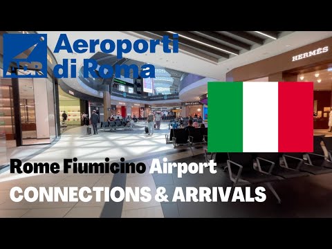 Vidéo: Guide de l'aéroport Leonardo da Vinci-Fiumicino