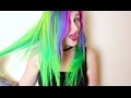 Lime Twist Hair Extensions -  Dye &amp; Glue Job