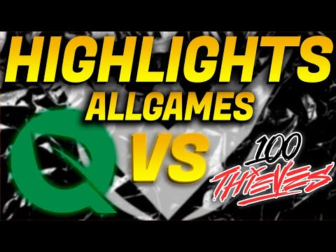 FLYQUEST VS 100 THIEVES ALLGAMES HIGHLIGHTS - LEAGUE OF LEGENDS - LTA PLAYOFFS
