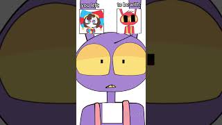 Jax selects a lover 🤔 #tadc #animation #rviele #funnybunny #theamazingdigitalcircus 