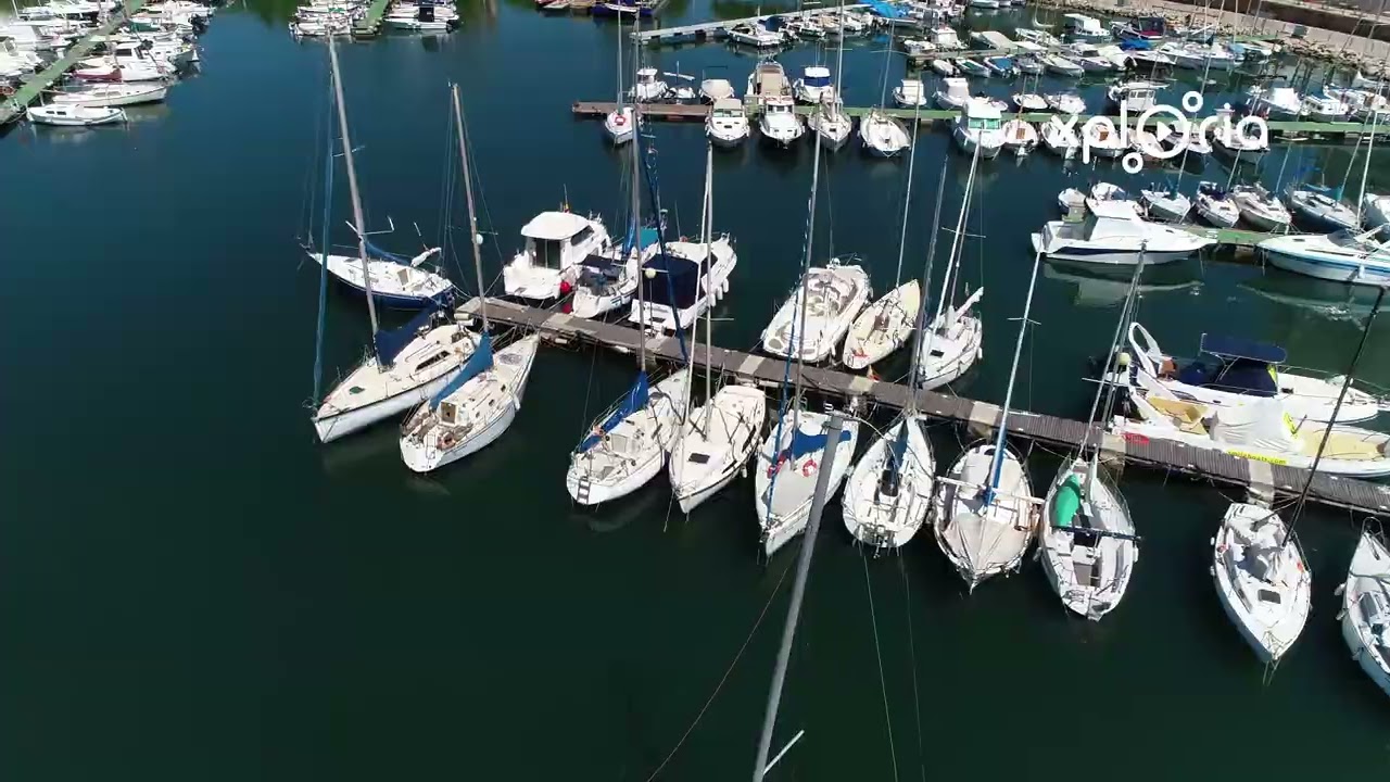 Club Nautico Portixol, Palma de Mallorca, Mallorca, Baleares, Spain 2018.06 aerial video