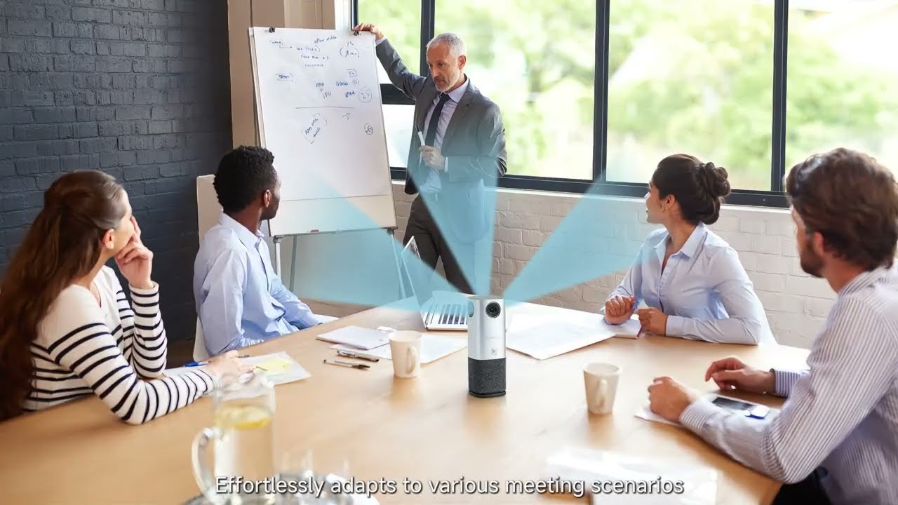 SVN A1 AI-Powered Intelligent All-in-One Conference Camera System for Small, Personal Meeting Rooms