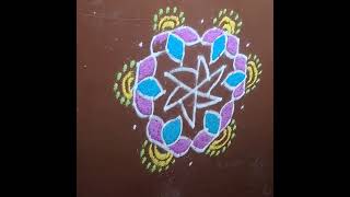 # simple Rangoli 9x5🩵