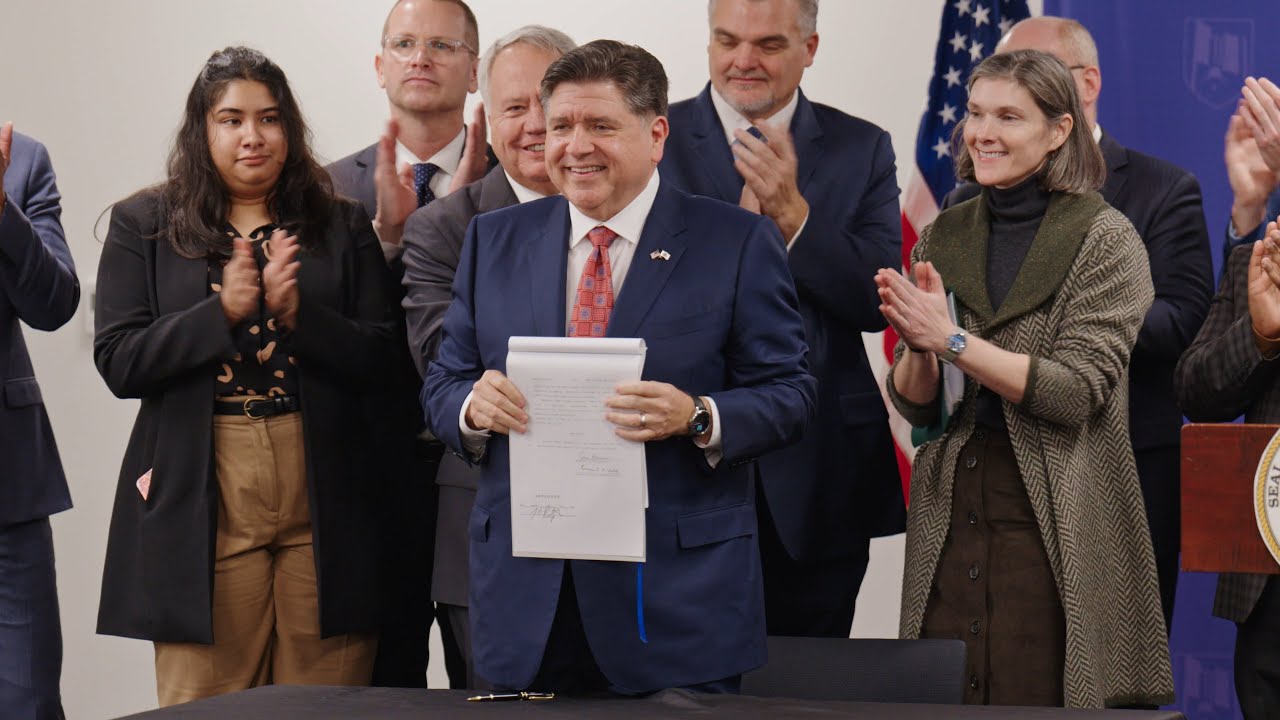Gov. Pritzker signs the Clean and Reliable Grid Affordability Act into law