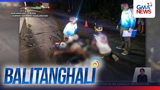 Motorcycle rider, patay matapos bumangga sa kasalubong na bus | Balitanghali