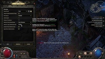 Path Of Exile 2: How to Turn On/Off Level Downscaling