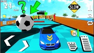 Big Ramp Car Driving Sim "Car Stunts 3D Games" Android Gameplay Video screenshot 1
