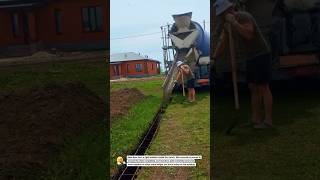 Strong Reinforced Concrete Foundation Pour